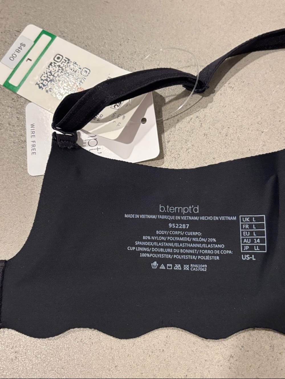 Women's b.wow'd Wirefree Bralette - Picture 7 of 7